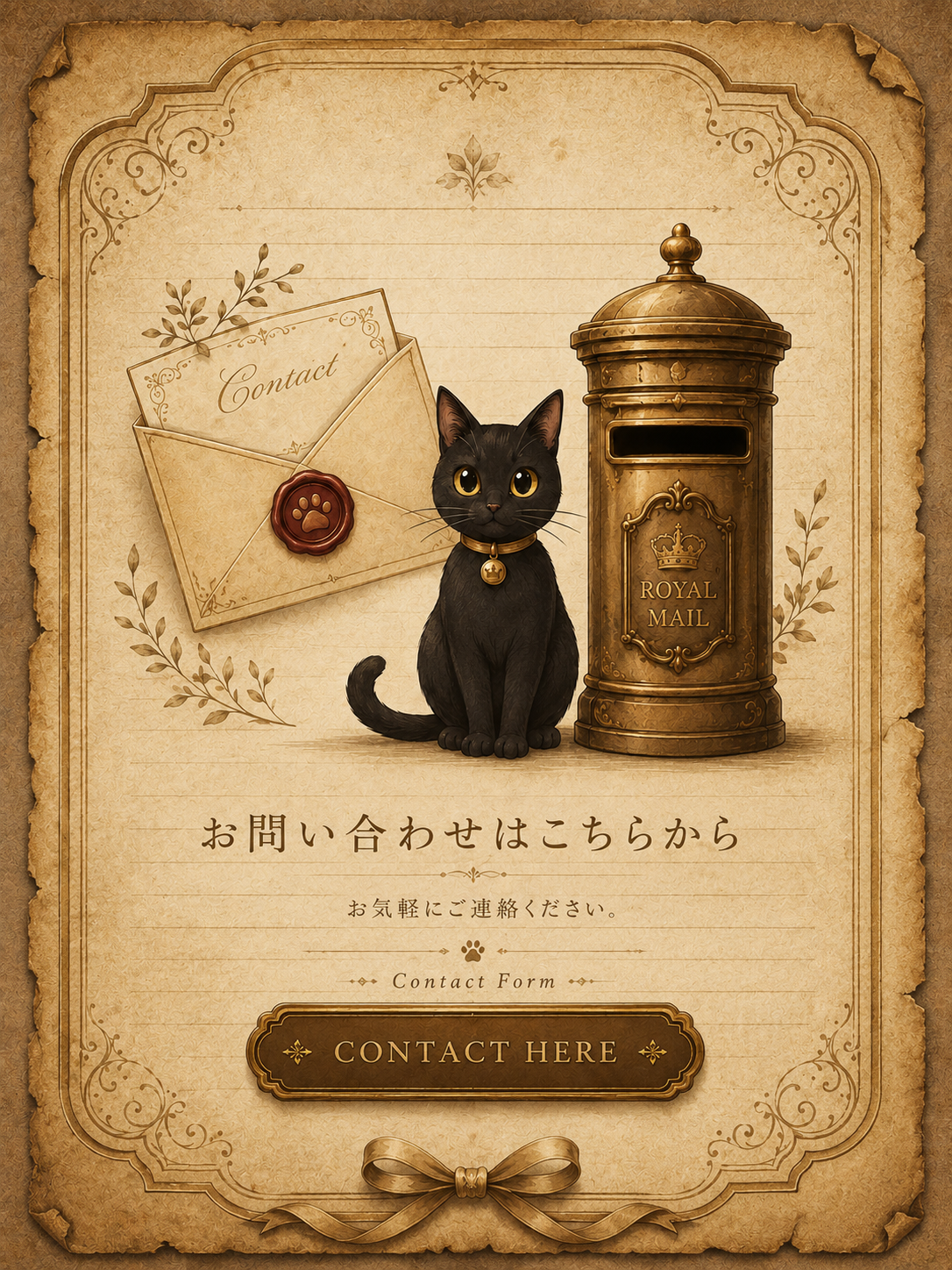 お問い合わせはこちらから Contact Form